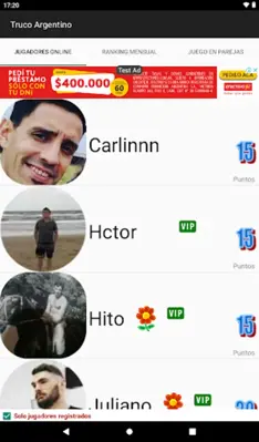 Truco Argentino android App screenshot 15