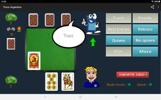 Truco Argentino android App screenshot 6